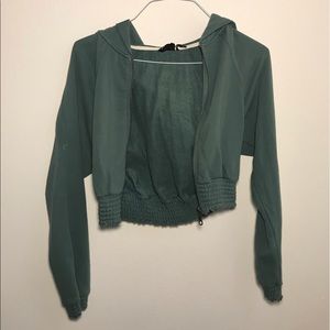 URBAN OUTFITTERS CROPPED ZIP UP